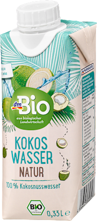 Woda kokosowa 100%, naturalna dmBio