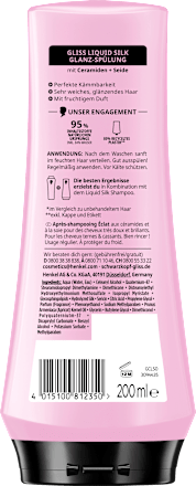 Conditioner Liquid Silk Schwarzkopf GLISS