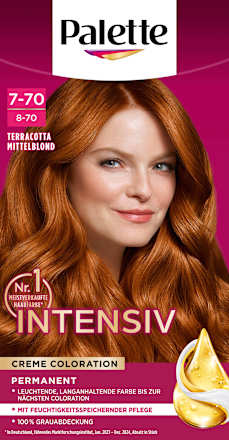 Haarfarbe 7-70/8-70 Terracotta Mittelblond Palette Intensive Color Creme