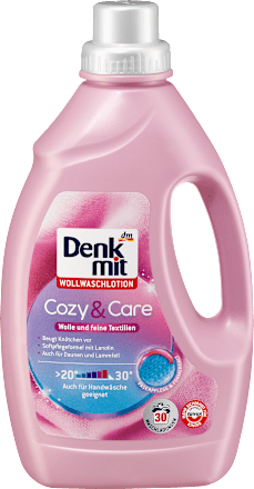 Folyékony finommosószer Cozy & Care, gyapjú ruhákhoz és érzékeny textíliákhoz Denkmit