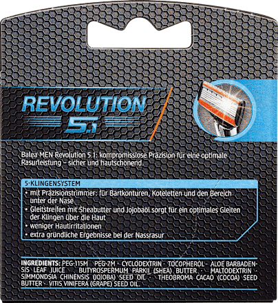 Резервни ножчета Revolution 5.1 Balea MEN