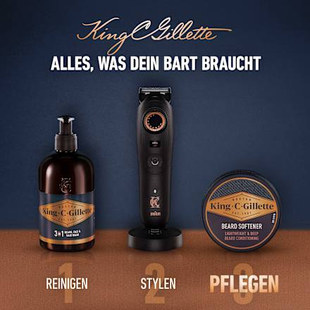 Bartbalsam King. C. Gillette