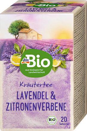 Herbatka "Podróż do Prowansji", lawenda i werbena (20 torebek x 2 g) dmBio