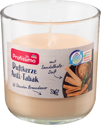 Duftkerze im Glas Anti Tabak Profissimo