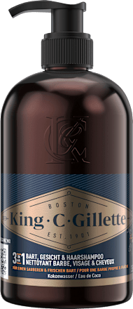 Bartwaschgel King. C. Gillette