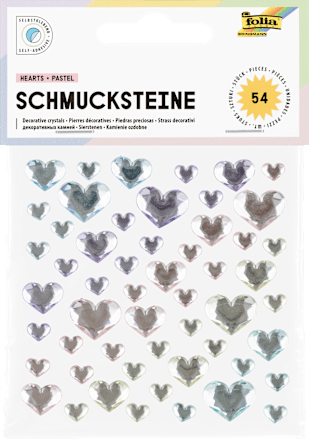 Aufkleber Schmucksteine Herzen Dekorieren & Einrichten