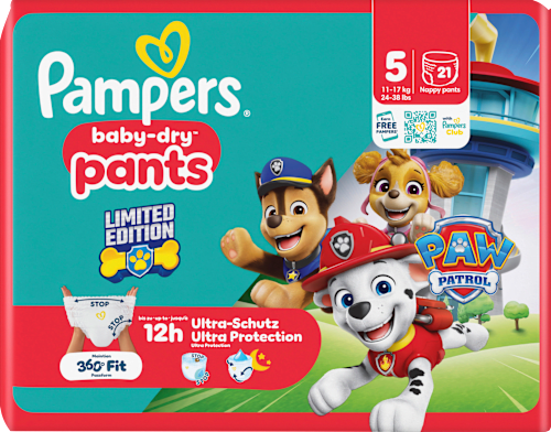 Baby Pants Baby Dry Paw Patrol Gr. 5 (11-17 kg) Pampers