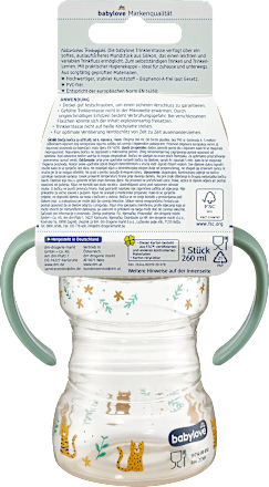Trinklernflasche grün 260 ml  babylove