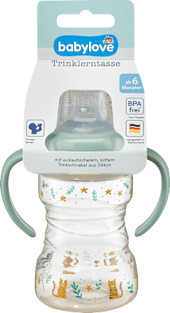 Trinklernflasche grün 260 ml  babylove