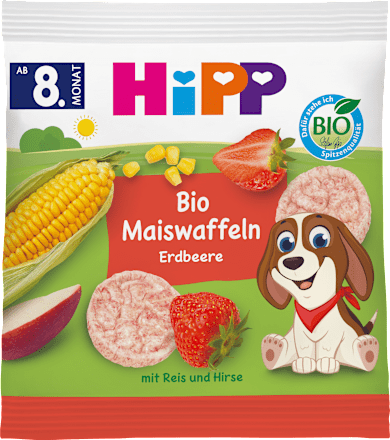 Babysnack Maiswaffeln Erdbeere ab dem 8. Monat HiPP