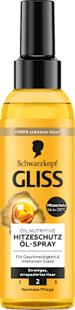 Hitzeschutz Öl-Spray Oil Nutritive Schwarzkopf GLISS