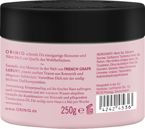 Körperpeeling French Grape Luxury ORINIQ