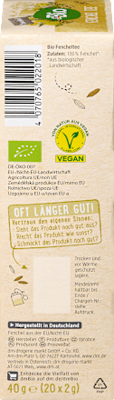 Kräutertee Fenchel dmBio
