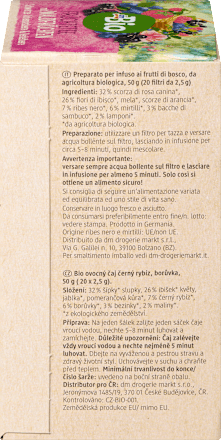 Bio erdei gyümölcs tea, 20 filter dmBio