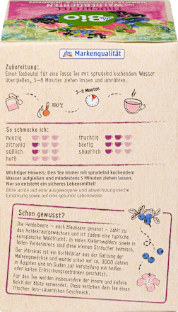 Bio erdei gyümölcs tea, 20 filter dmBio