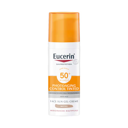Eucerin Photoaging Control Tinted Face Sun Gel-Creme LSF50+ Mittel Eucerin