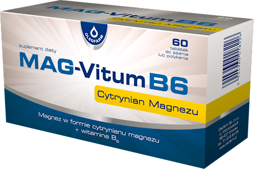 Cytrynian magnezu MAG-Vitum B6 OLEOFARM
