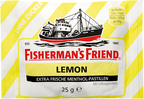 Pastillen Zitrone zuckerfrei Fisherman's Friend