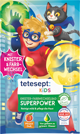 Kinder Badezusatz Knister-Farbwechselbad Superpower tetesept: KIDS