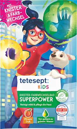 Kinder Badezusatz Knister-Farbwechselbad Superpower tetesept: KIDS