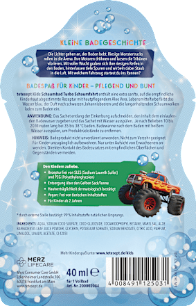 Schaumbad Turbo Schaumfahrt tetesept: KIDS