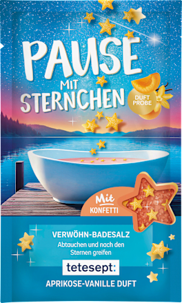 Badesalz Pause mit Sternchen tetesept