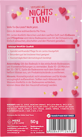 Badesalz Verliebt ins NICHTS TUN! tetesept