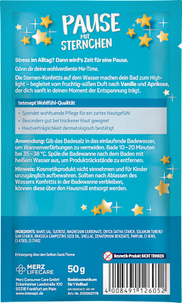 Badesalz Pause mit Sternchen tetesept