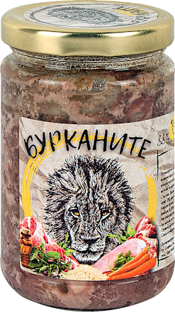 Храна за котки с пиле и зеленчуци  БУРКАНИТЕ