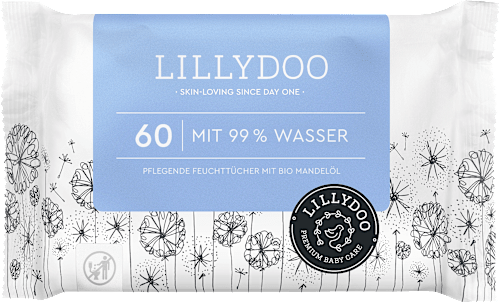 Feuchttücher mit 99 % Wasser LILLYDOO