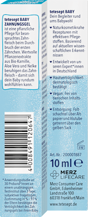 Zahnungsgel Pflanzlich mit Bio-Kamille tetesept