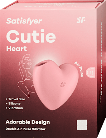 Léghullámos csiklóizgató, szív alakú Satisfyer