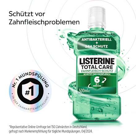 Mundspülung Total Care Zahnfleischschutz Listerine