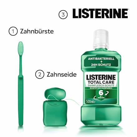 Mundspülung Total Care Zahnfleischschutz Listerine