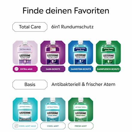 Mundspülung Total Care Zahnfleischschutz Listerine