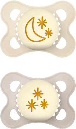 Schnuller Original Night beige 0-6 Monate mam