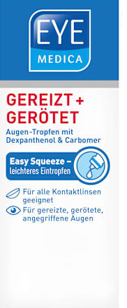 Gereizt + Gerötet Augentropfen EYE MEDICA