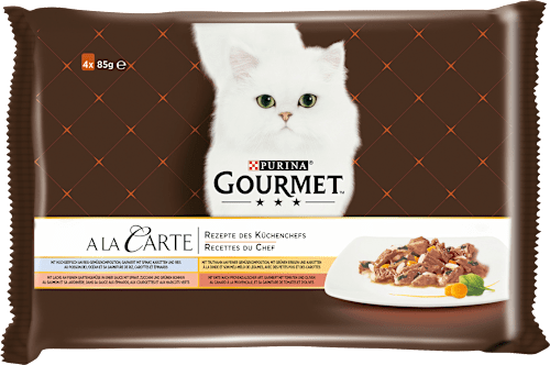 Nassfutter Katze A la Carte Fisch & Geflügel Purina Gourmet