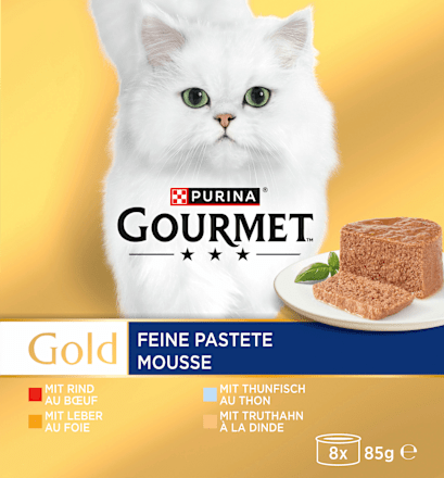 Nassfutter Katze Gold Feine Pastete  Purina Gourmet