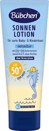 Sonnenmilch Kids sensitiv LSF 50+, parfümfrei Bübchen
