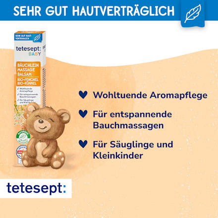 Baby Bäuchlein Massage Balsam tetesept