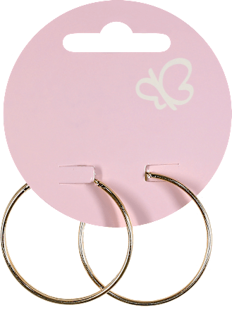 Naušnice – ring, zlatne ACCESSOIRES