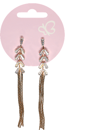 Naušnice – viseće, zlatne ACCESSOIRES