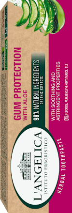 Zeliščna zobna pasta Občutljive Dlesni z aloe L'ANGELICA