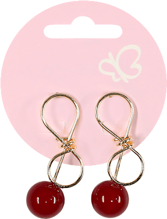 Naušnice – zlatne, mašna ACCESSOIRES