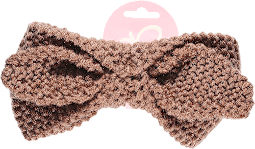 Dječja pletena traka za kosu – smeđa ACCESSOIRES
