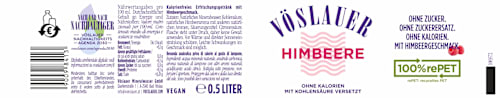 Mineralwasser Prickelnd Himbeere VÖSLAUER