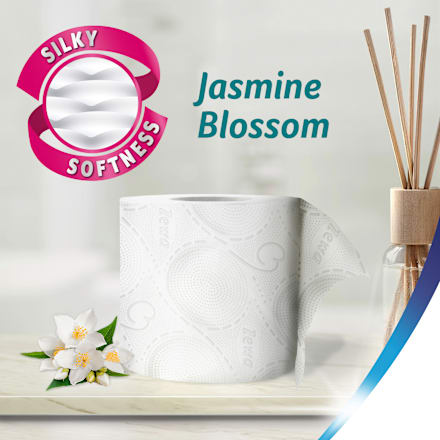 Deluxe Jasmine Blossom toaletni papir - 3 slojni, 2400 listića Zewa