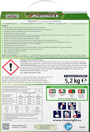 Prašek za pranje belega perila Classic Denkmit