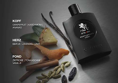Eau de Toilette Gentlemans Code Black Otto Kern